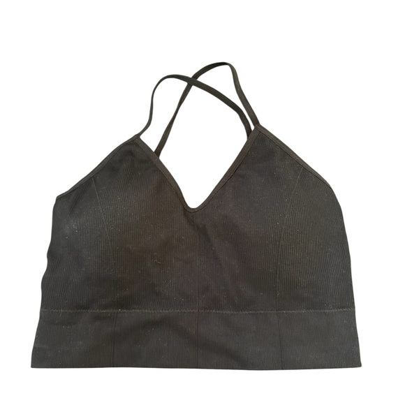Other - Black Strappy Sports Bra
